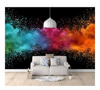 Mural Self-adhesive Wallpaper 3D Color powder black collision 100x70cm Photo Modern Living Room Wall Background Tv Sofa Study Home Decoration