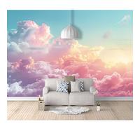 Mural Self-adhesive Wallpaper 3D Dreamy colored clouds 100x70cm Photo Modern Living Room Wall Background Tv Sofa Study Home Decoration