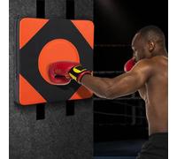 Murale de Boxe 40 x 10 cm, Coussin de Combat Mural Wall Fo-cus Target Punch en Cuir PU, Sac de Frappe Mural, Coussin d'entraînement pour la Boxe, Le