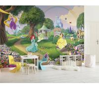 Murale De Papier Peint De Chambre Fille Personnages Disney Décor Vert Princesse