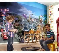 Murale Disney Cars Pour Enfants Photo Papier Peint + Adhésif Lightning Mcqueen