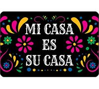Murale Métallique ES Mi CASA ES Su CASA Bienvenue à la Maison Douce,Affiche Étain,Clubs,Bar,Pancarte en Métal,Hôtels S