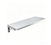 Murale Pliante Bureau Plateau Tables De Salle À Manger Table Pliante en Acier Inoxydable Table Pliante Multifonctionnelle Tables De Salle À Manger Bureau D'ordinateur 100 * 40CM