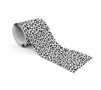 Muralo Frise autocollante - Frise murale décorative pour murs, meubles, plafonds, papiers peints, revêtements muraux, portes, motif léopard - l x H : 10 cm x 300 cm