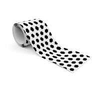 Muralo Frise autocollante - Frise murale décorative pour murs, meubles, plafonds, papiers peints, revêtements muraux, portes, motif football - Largeur : 10 cm - Hauteur : 300 cm