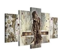murando - Grand Tableau Décoration Murale Chambre, Gustav Klimt, 200x100 cm | Clous Inclus, Impression sur Toile, Tableaux, Posters et Arts Décoratifs, Bouddha Bouddhisme Orient Zen, Fabrication EU
