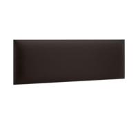 murando - Panneau Mural Rembourré Rectangle Simili cuir Marron 20x80 cm | Coussin Mural comme Tête de Lit pour Lit, Décoration Murale pour Chambre à Coucher Salon Chambre d’Enfant