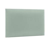 murando - Panneau Mural Rembourré Rectangle Velours Menthe 40x60 cm | Coussin Mural comme Tête de Lit pour Lit, Décoration Murale pour Chambre à Coucher Salon Chambre d’Enfant