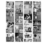 murando Papier Peint Adhésif PURO 10 m sans repetition Mural Décoration Feuille Autocollante Stickers XXL Poster Tableaux Muraux Tapisserie Photo Trompe l'oeil Banksy f-A-0237-j-c