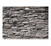 murando - Papier peint panoramique 100x70 cm - Revêtement mural chambre salon - Décoration murale design moderne - Fond D'Architecture De Façade En Pierre Grise Moderne De Texture f-B-0020-a-a