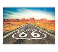 murando - Papier peint panoramique 450x315 cm - Revêtement mural chambre salon - Décoration murale design moderne - Route 66 légendaire - Désert américain paysage 10110903-44