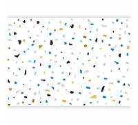 murando - Papier peint panoramique artistique 100x70 cm - Revêtement mural décoration salon - Design moderne - Éléments dorés abstraction terrazzo bureau chambre f-A-10039-a-c