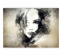 murando - Papier peint panoramique figuratif 400x280 cm - Revêtement mural décoration salon - Design moderne - Aquarelles portraits de femmes tendances visages whoruntheworld h-B-0020-a-b