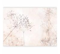 murando - Papier peint panoramique nature 400x280 cm - Revêtement mural décoration pour chambre salon cuisine - Design unique et moderne - Gris rose - Fleurs paysage plantes nature b-C-1030-a-a