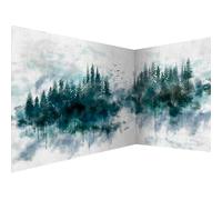murando - Papier peint panoramique paysage 550x250 cm - Revêtement mural décoration pour chambre salon cuisine - Design unique et moderne - Gris blanc - c-A-10022-a-a