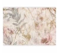 murando - Papiers peints PREMIUM pour chambres et salons 100x70 cm - Design décoration - Des reflets floraux en rose et beige - Subtilité florale dans un flou doux b-H-10125-a-a