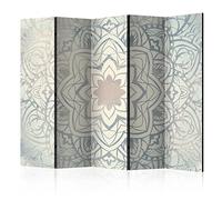 murando - Paravent à Deux côtés 225x172 cm - Séparateur de pièce - Motif Figures géométriques Fleurs colorées géométriques Motif Graphique orienter arrière-Plan f-A-0486-z-c