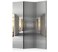 murando - Paravent intérieur Acoustique 135x172 cm - Séparateur de pièce avec Isolation phonique, Panneau insonorisant pour Bureau -Architecture Brique Ville Ciel New York Tendances c-C-0005-z-b