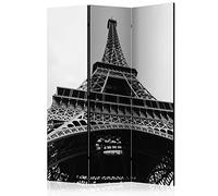 murando - Paravent intérieur Acoustique 135x172 cm - Séparateur de pièce avec Isolation phonique, Panneau insonorisant pour Bureau -Architecture France Paris Style Affiche Tour Eiffel n-A-0813-z-b