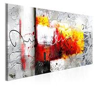 murando - Peinture acrylique Abstrait 135x45 cm - Effet texturé ou coup de pinceau - Décoration avec finition faite à la main - Finition artisanale - Abstrait Artistique a-A-0331-b-b