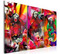 murando - Peinture acrylique Animal 60x40 cm - Effet texturé ou coup de pinceau - Décoration avec finition faite à la main - Finition artisanale - Banksy Graffiti Coloré g-A-0106-b-e