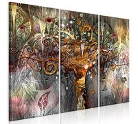 murando - Peinture acrylique Vintage 120x80 cm - Effet texturé ou coup de pinceau - Décoration avec finition faite à la main - Salon chambre - Arbre Gustav Klimt Abstraction l-A-0034-b-e