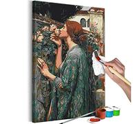 murando - Peinture par Numéros Adulte DIY 40x50 cm - Avec Cadre, Peintures Acryliques et Pinceaux - Tableau à Faire Soi-Même Loisir Créatif - John Waterhouse The Soul of the Rose n-A-1477-d-a