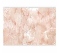 murando PREMIUM Papier peint Abstrait 300x210 cm Décoration Murale XXL Poster Tableaux Muraux Tapisserie Photo Trompe l'oeil Motif géométrique or rosa f-A-10006-a-a