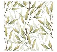 murando PREMIUM Papier Peint intissé 10 m Décoration Murale Tableaux Muraux Tapisserie Photo Panneau décoratif Photo sur le mur Trompe l'oeil Branche blanc vert b-B-0563-j-a