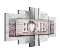 murando - Tableau Acoustique Mots 200x100 cm 5 Parties - Décoration Murale Anti-Bruit Isolation Phonique Bureau Chambre Panneau Insonorisant Impression sur Toile - Artistique m-C-0244-b-m