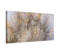 murando - Tableau Acoustique Nature 120x40 cm 1 Partie - Décoration Murale Anti-Bruit Isolation Phonique Bureau Chambre Panneau Insonorisant Impression sur Toile - Pissenlit Nature b-C-10010-b-a
