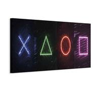 murando - Tableau décoratif inspirant 120x40 cm - Impression sur toile colorée - Décoration murale pour salon et chambre - Figures géométriques fond de texture géométrique i-A-0182-b-a