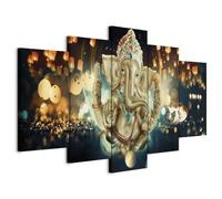 murando - Tableau décoratif oriental 200x100 cm - Impression sur toile colorée - Décoration murale pour salon et chambre - Bouddha bouddhisme orienter la lumière zen p-A-0031-b-p