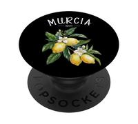Murcia Lemon Art Souvenir Espagnol Amoureux Espagne PopSockets PopGrip Adhésif