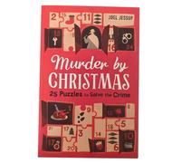 Murder by Christmas - 25 Puzzles to Solve The Crime Handbook, Mystery Challenge Game Christmas Gift for Adults Teens Detective Lovers