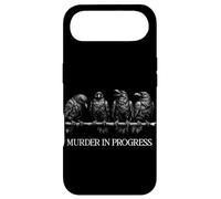 Murder in Progress Black Crow Dark Humour Gothique Amoureux des Oiseaux Coque pour iPhone Air