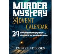 Murder Mystery Advent Calendar 2025: 24 Days of Christmas Detective Mysteries - Interactive Escape Room Daily Puzzles and Crime Clues for kids, adults, men and women