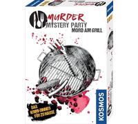Murder Mystery Party - Murder am Grill | Le dîner de crime pour la maison, kit complet pour 6 à 8 personnes à partir de 16 ans, jeu de fête