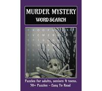 Murder Mystery Word Search: Easy to Read Word Searches about Murder Mystery, True Crime and More | 6 x 9 inches, 110 pages | 50+ Puzzles… Great as Gifts and for the Holidays