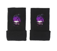 Murders Drones Gants d'hiver Gants De Course Chauds À Demi-enveloppés Gants Légers, Coupe-Vent Et Antidérapants pour Les Sports De Plein Air (Noir-1)