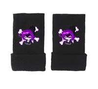 Murders Drones Gants d'hiver Gants De Course Chauds À Demi-enveloppés Gants Légers, Coupe-Vent Et Antidérapants pour Les Sports De Plein Air (Noir-2)