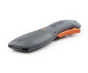 MURE & PEYROT MASCARET 2, Cutter Professionnel Rétractable, Gris et Orange, Lame Trapèze avec Sécurité Anti-TMS, 63,5 g, pour Manutention et Emballages