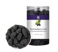 Mûres noires séchées 250 g/8,81 oz Thé naturel de mûrier noir sauvage sucré délicieux collations aux fruits secs, végétalien