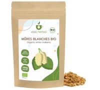 Mûres Séchées Blanches Biologiques (250g), Mûres Blanches de Culture Biologique, 100% Naturelles et Pures, Collation aux Fruits Prêtes à Manger, Végétaliennes