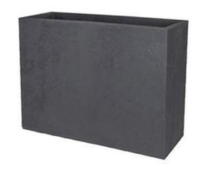 Muret loft polypropylène EDA Basalt up anthracite 78,5 x 29,5 x h.60 cm