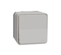 Schneider Electric Bouton poussoir Mureva Styl MUR39027 composable connexion auto IP55 IK08 blanc