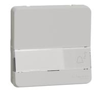 Mureva Styl - Bouton poussoir porte-etiquette - composable - IP55 - IK08 - blanc - SCHNEIDER ELECTRIC - MUR39129