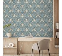 Muriva Papier Peint Vinyle Art Déco Géométrique Floral 5 Couleurs