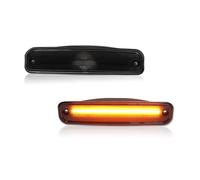 MURKKD Feux de gabarit latéraux à LED for pare-chocs avant et arrière, compatibles avec Chevrolet Blazer Pickup Suburban GMC Jimmy(2pcs Front Amber)