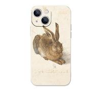 MURLEBAY Coque de protection pour iPhone 14, jeune lièvre par Albrecht Durer, étui de téléphone cool animal, housse de téléphone vintage célèbre art pour iPhone 14 (6,1 pouces)